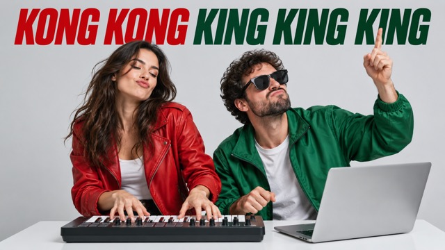 Kong Kong King King duo AI video effect